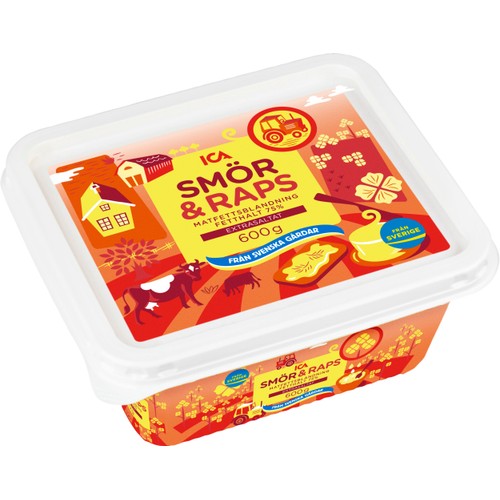 Smör & Raps Extrasaltat 75% 600g ICA