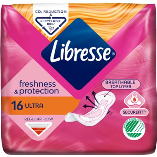 Bindor Ultra thin Normal Utan vingar 16-p Libresse