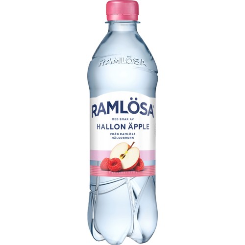 Kolsyrat vatten Hallon Äpple 50cl Ramlösa
