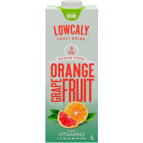 Juice Orange Grapefruit Sockerfri 1l NJIE