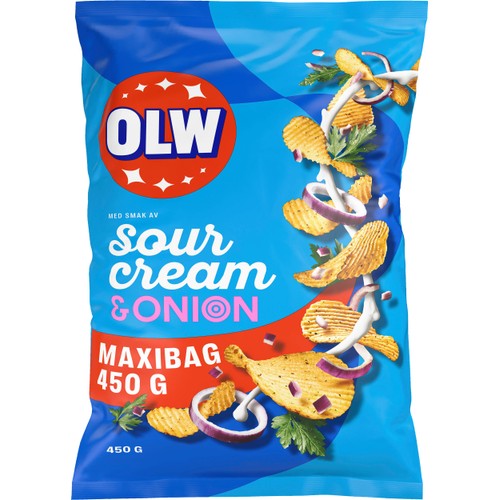 Sourcream & onion Chips 450g OLW