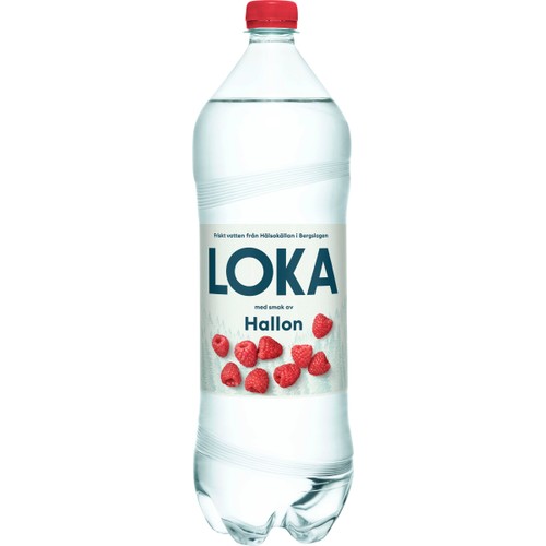 Vatten Kolsyrad Hallon 150cl Loka