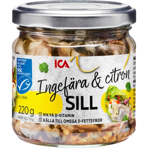 Sill Ingefära Citron 220g ICA