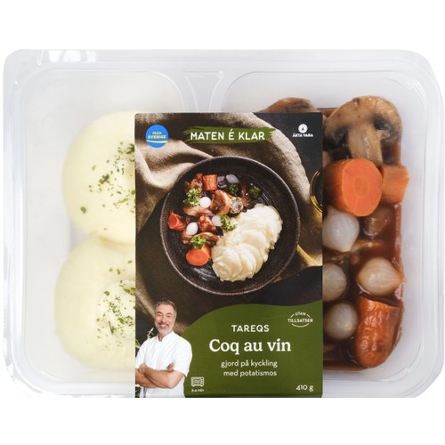 Färdigmat Tareqs Coq au vin Kyckling 410g Maten e klar