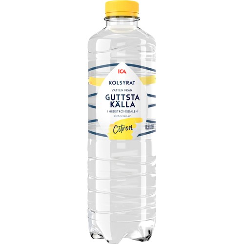 Vatten Kolsyrad Citron 50cl ICA