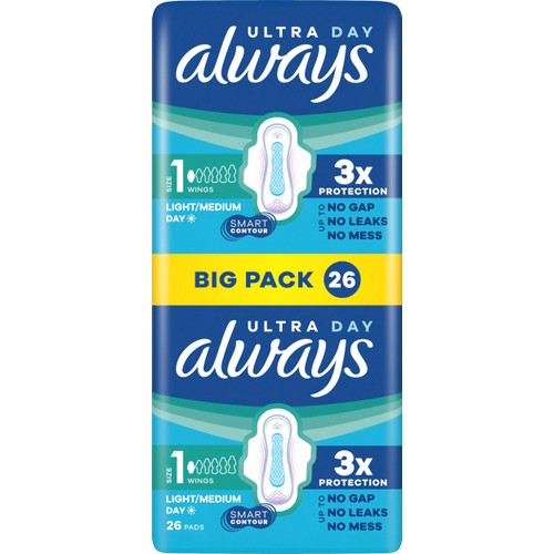Binda Ultra Normal med vingar size 1 26-p Always