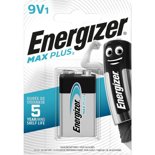 Batteri 9V 1-p Energizer Max Plus