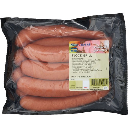 Korv Grillkorv Tjock ca 320g Nässjöchark