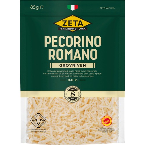 Pecorino Romano Grovriven 85g Zeta