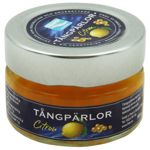Tångpärlor Citron 50g Feldt's