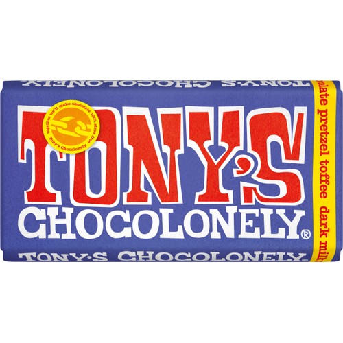 Choklad Mörk Pretzel Toffee 180g Tony's Chocolonely