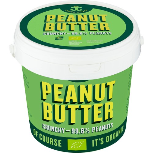 Jordnötssmör Crunchy 1kg KRAV Green Choice