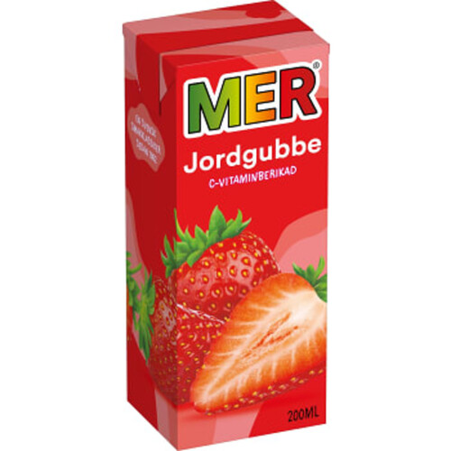 Fruktdryck Jordgubb 20cl Mer