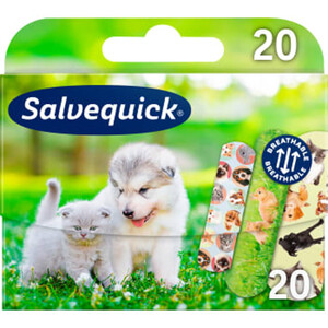 Plåster Animals 20-p Salvequick