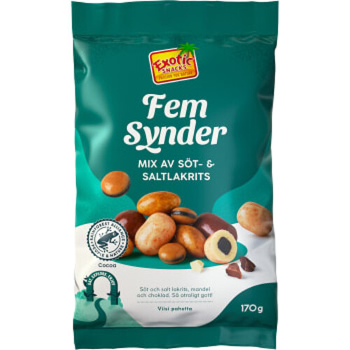 Passion of nature Fem synder 170g Exotic snacks