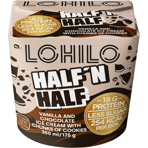 Glass Half N' Half 350ml Lohilo