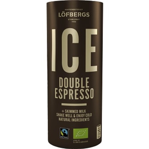 Ice Coffee Double Espresso Ekologisk 230ml Fairtrade Löfbergs