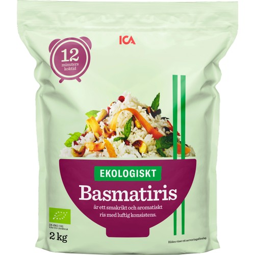 Basmatiris Ekologisk 2kg ICA