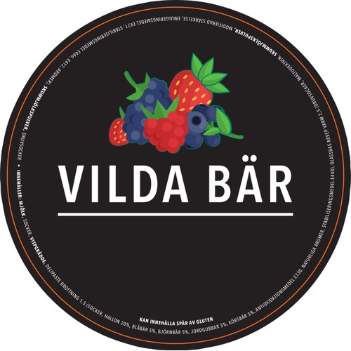Vildabärsglass 0,14l