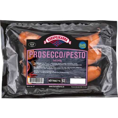 Kryddkorv Prosecco Pesto 240g Korvpojkarna
