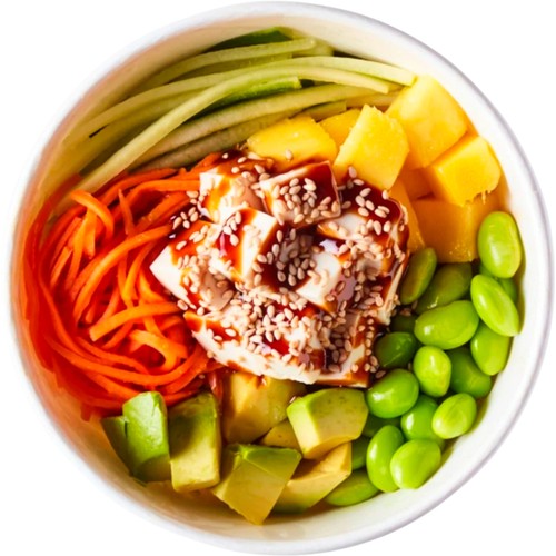 Sallad Asiatisk Veggie 366g Sushi Daily