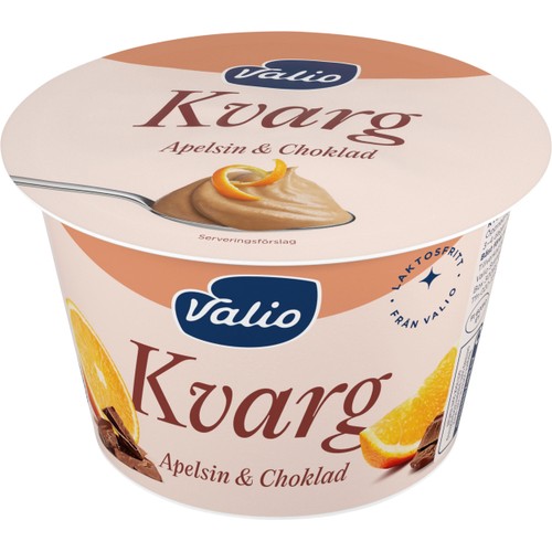 Kvarg Apelsin & Choklad Laktosfri 200g Valio