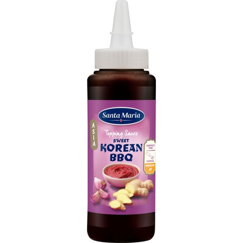 Topping Sauce Sweet Korean BBQ 250ml Santa Maria