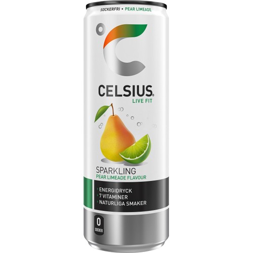Energidryck Pear Limeade 355ml Celsius