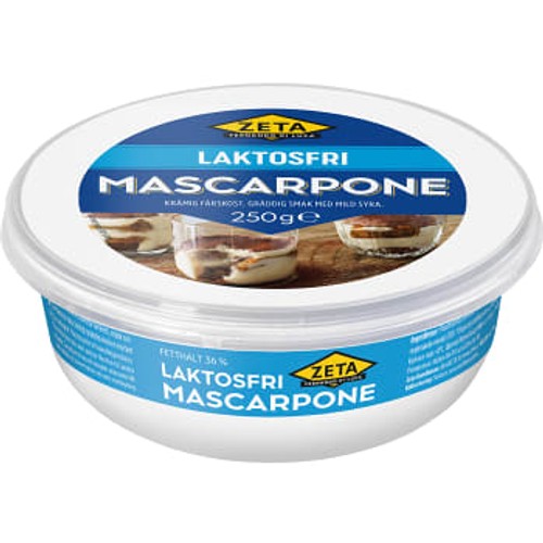 Mascarpone laktosfri 250g Zeta