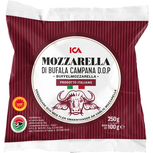 Mozzarella di Bufala D.O.P 100g ICA