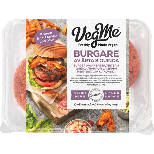 Burgare av Ärta & Quino 220g Vegme