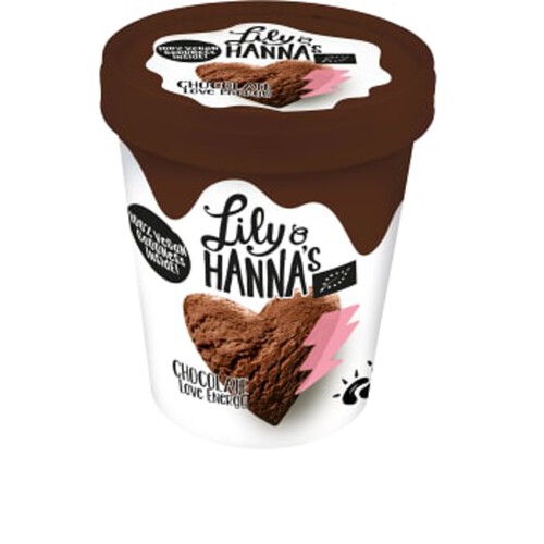 Glass Choklad Ekologisk 500ml Lily & Hanna's Rawfood Ice Dream