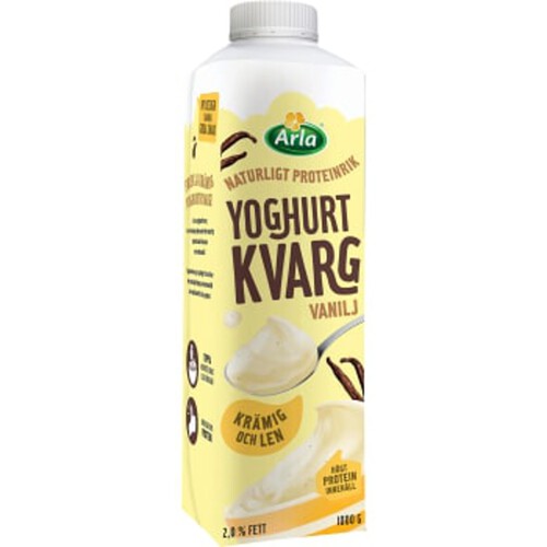 Yoghurtkvarg Vanilj 2% 1000g Arla®