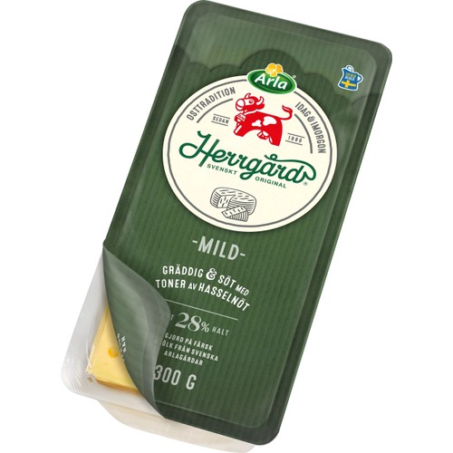 Herrgård® skivad ost 28% 300g Arla Ko®