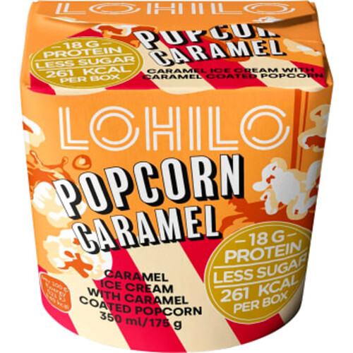 Glass Popcorn Caramel 350ml LOHILO