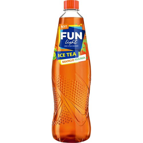 Lightdryck Ice Tea Mango mania Sockerfri 1l Fun Light