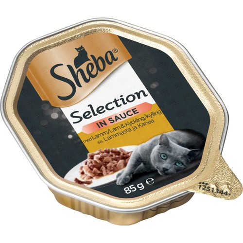 Kattmat Lamm & kyckling i sås 85g Sheba