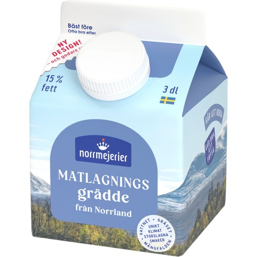 Matlagningsgrädde 15% 300ml Norrmejerier