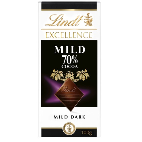 Chokladkaka EXCELLENCE Mild 70% Mörk Choklad 100g Lindt