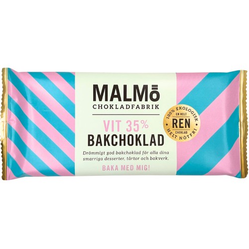 Bakchoklad Vit Malmö Chokladfabrik