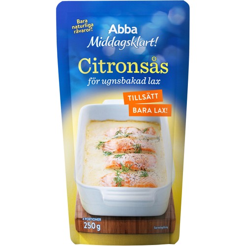 Citronsås för lax 250g Abba
