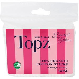 Bomullspinnar Premium Refill 160-p Topz
