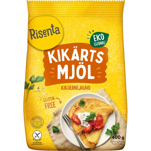 Kikärtsmjöl Ekologisk 400g Risenta