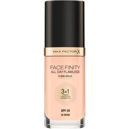 Foundation All Day Flawless 55 Beige 30ml Max Factor