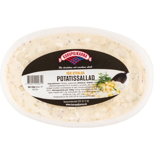 Potatissallad 500g Korvpojkarna