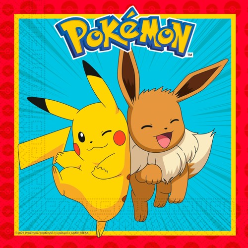 Servett Pokemon 33cm 20-p Decorata Party