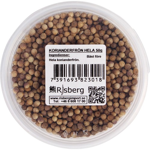 Korianderfrön Hela 50g Risberg