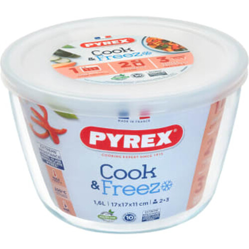 Ugn & Förvaringsform rund Cook & Freeze 1,6l Pyrex