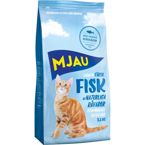 Kattmat Fisk 3,5kg Mjau