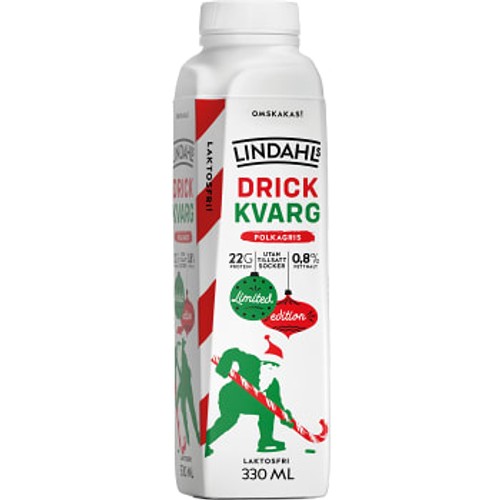 Drickkvarg Polkagris Ldt laktosfri 330ml Lindahls